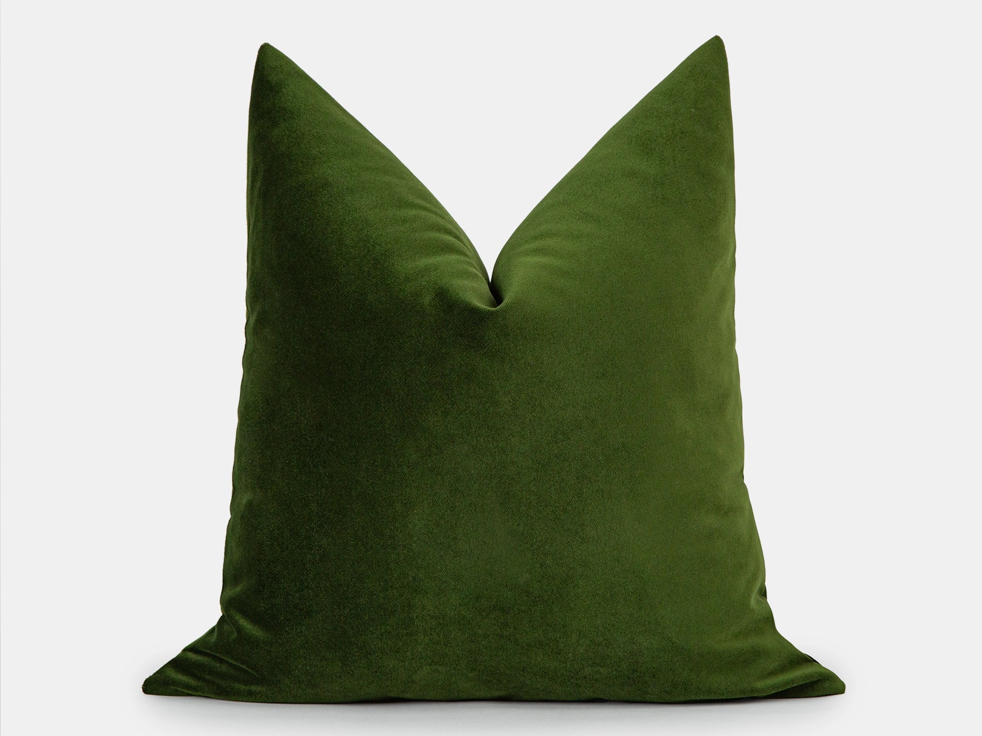 Forest Green Velvet Pillow Cover