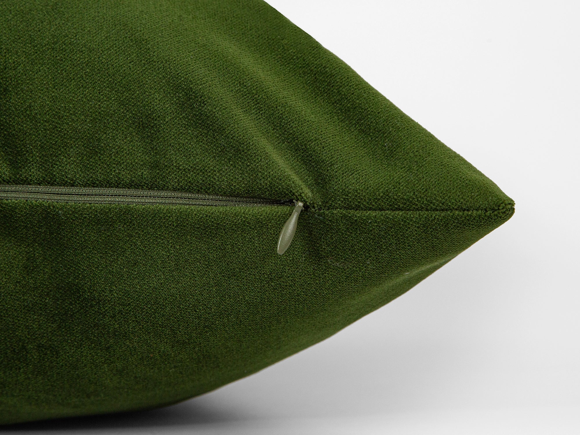 Forest Green Velvet Pillow Cover