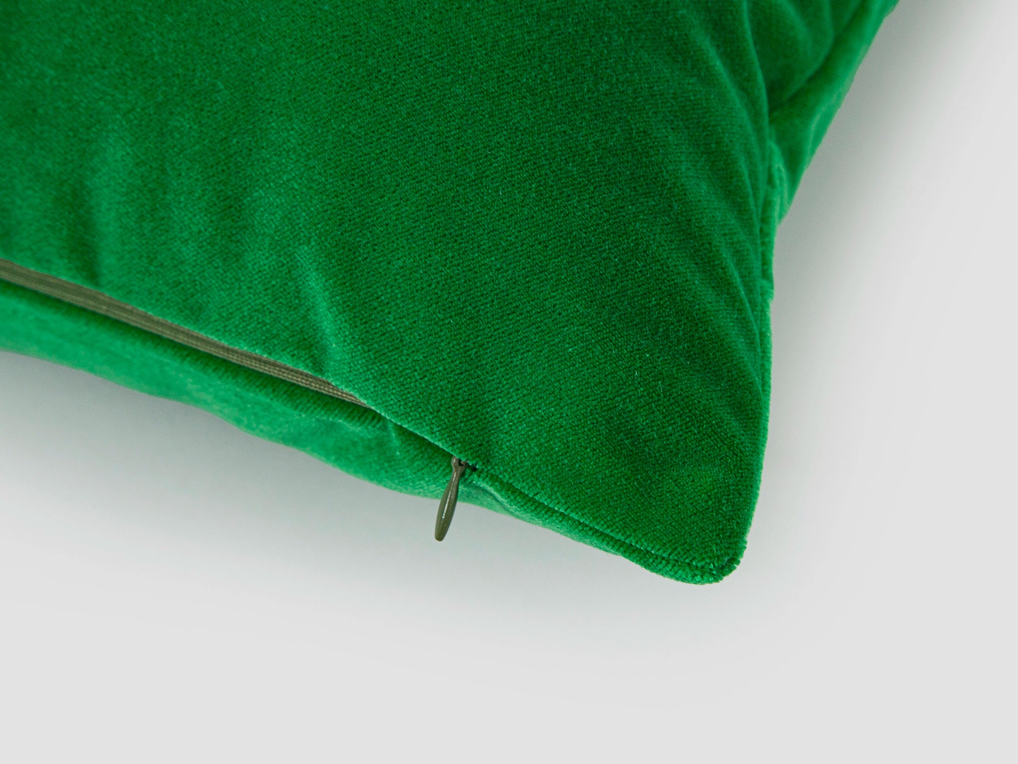 Fresh Green Velvet Pillow Cover