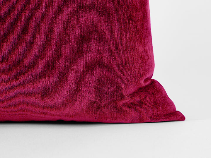 Fuchsia Woven Pillow Cover – Lustre