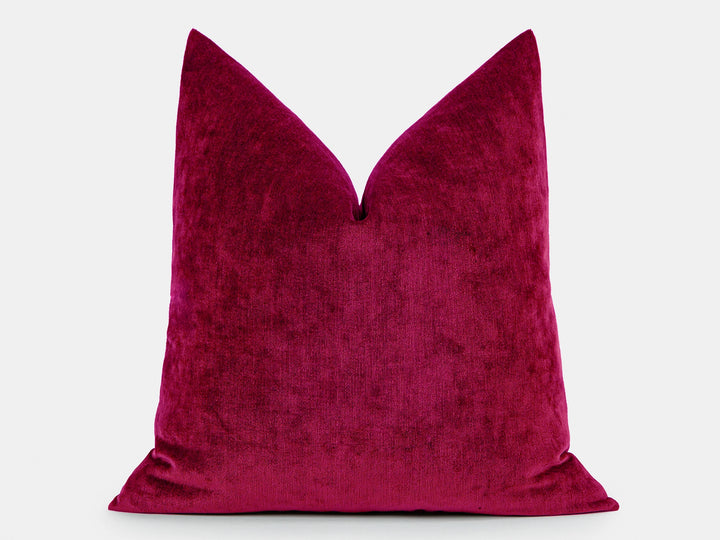 Fuchsia Woven Pillow Cover – Lustre