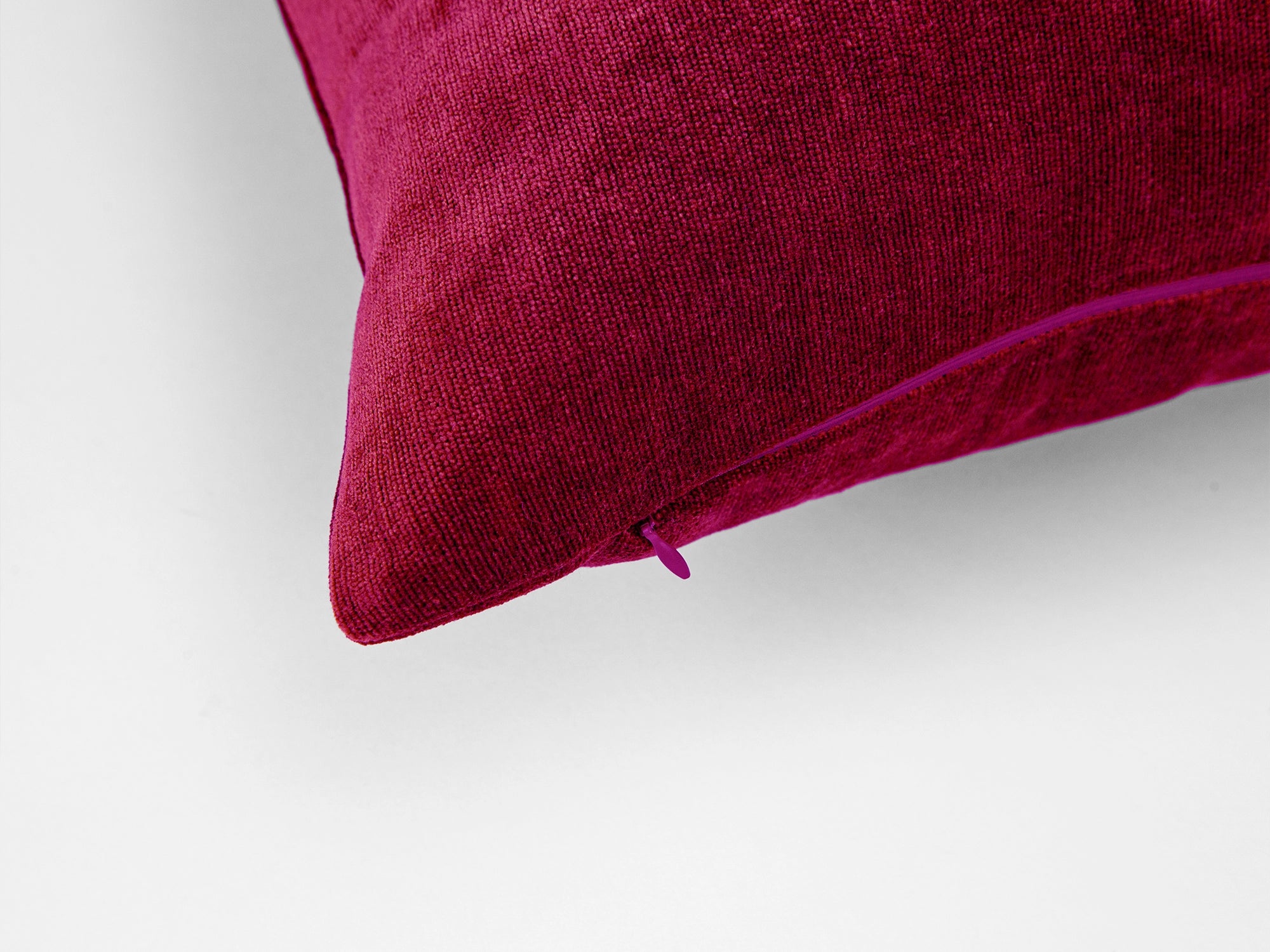 Fuchsia Woven Pillow Cover – Lustre