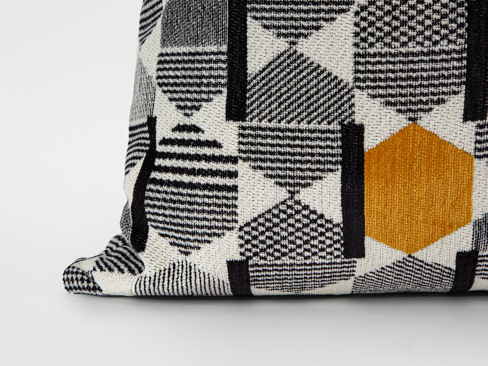 Geometric Woven Throw Pillow Cover