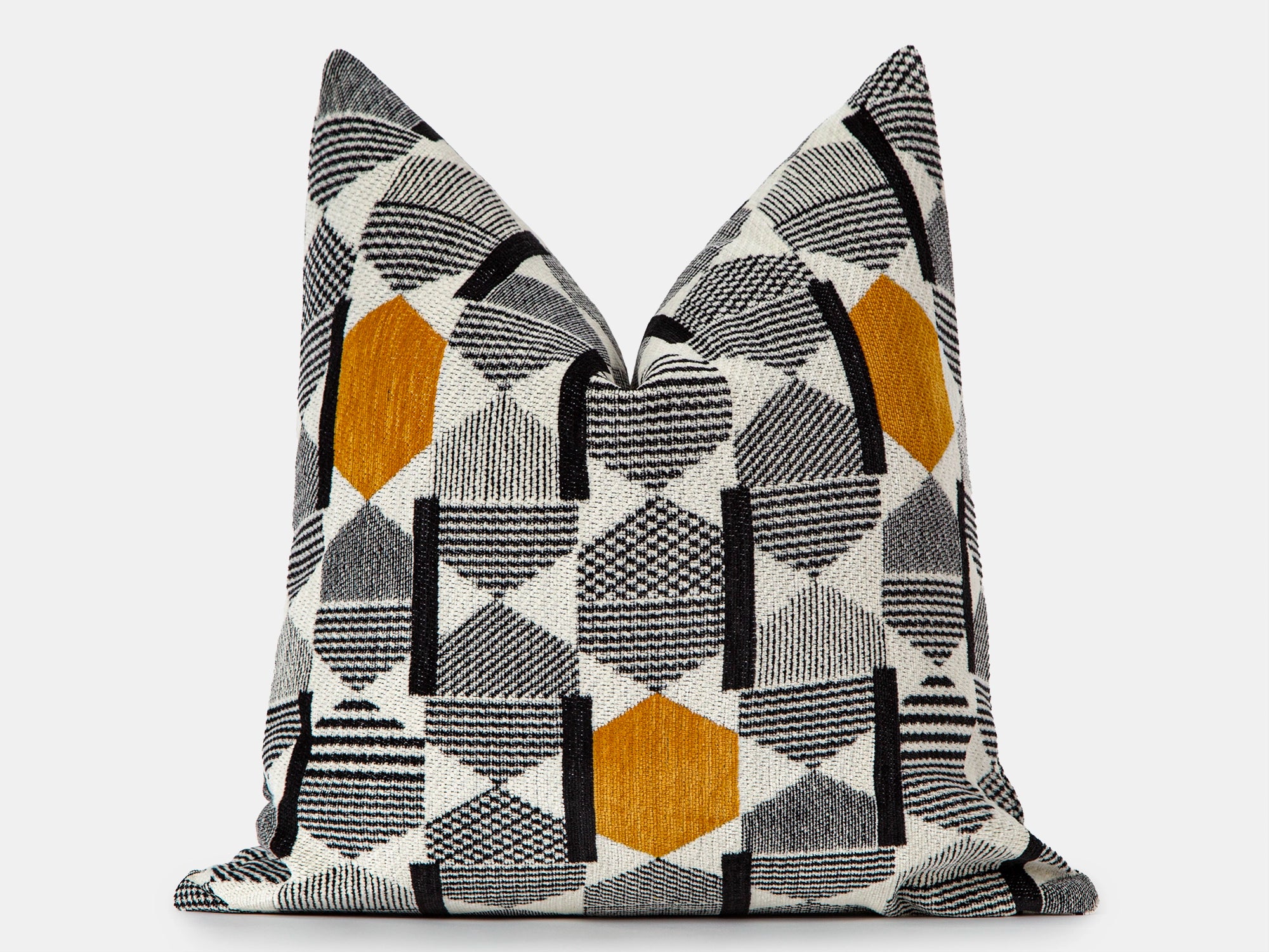 Geometric Woven Throw Pillow Cover