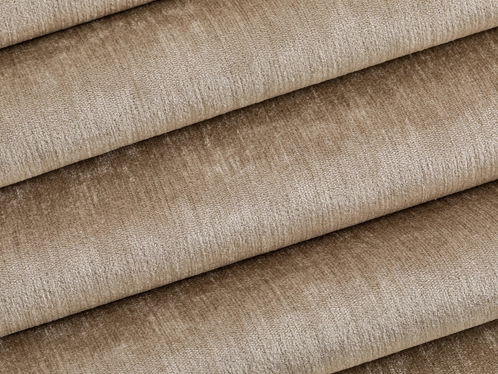 Gold Beige Silky Upholstery Fabric - Silkha
