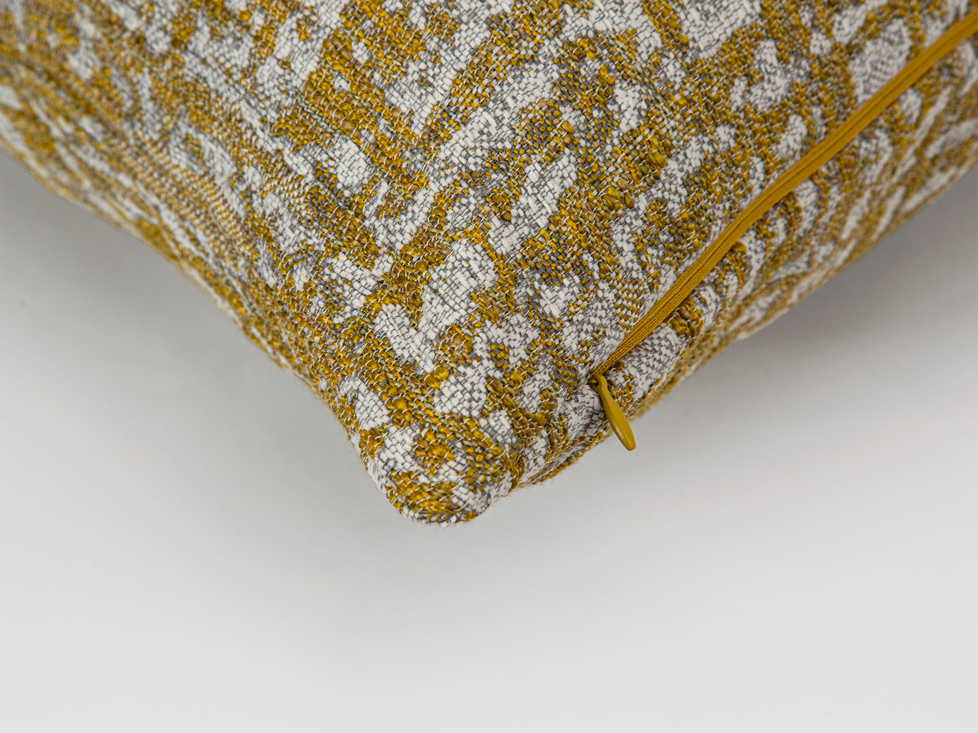 Woven Gold Pillow Cover