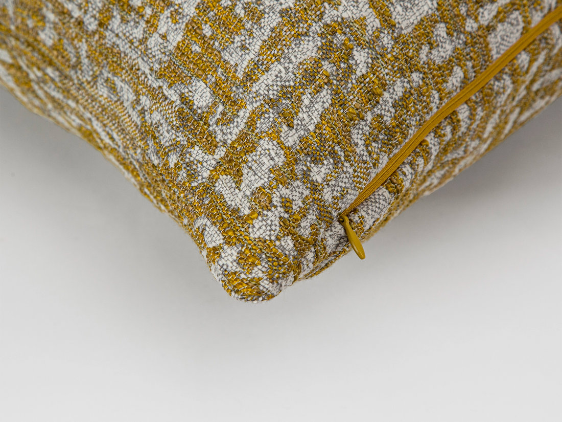 Woven Gold Pillow Cover