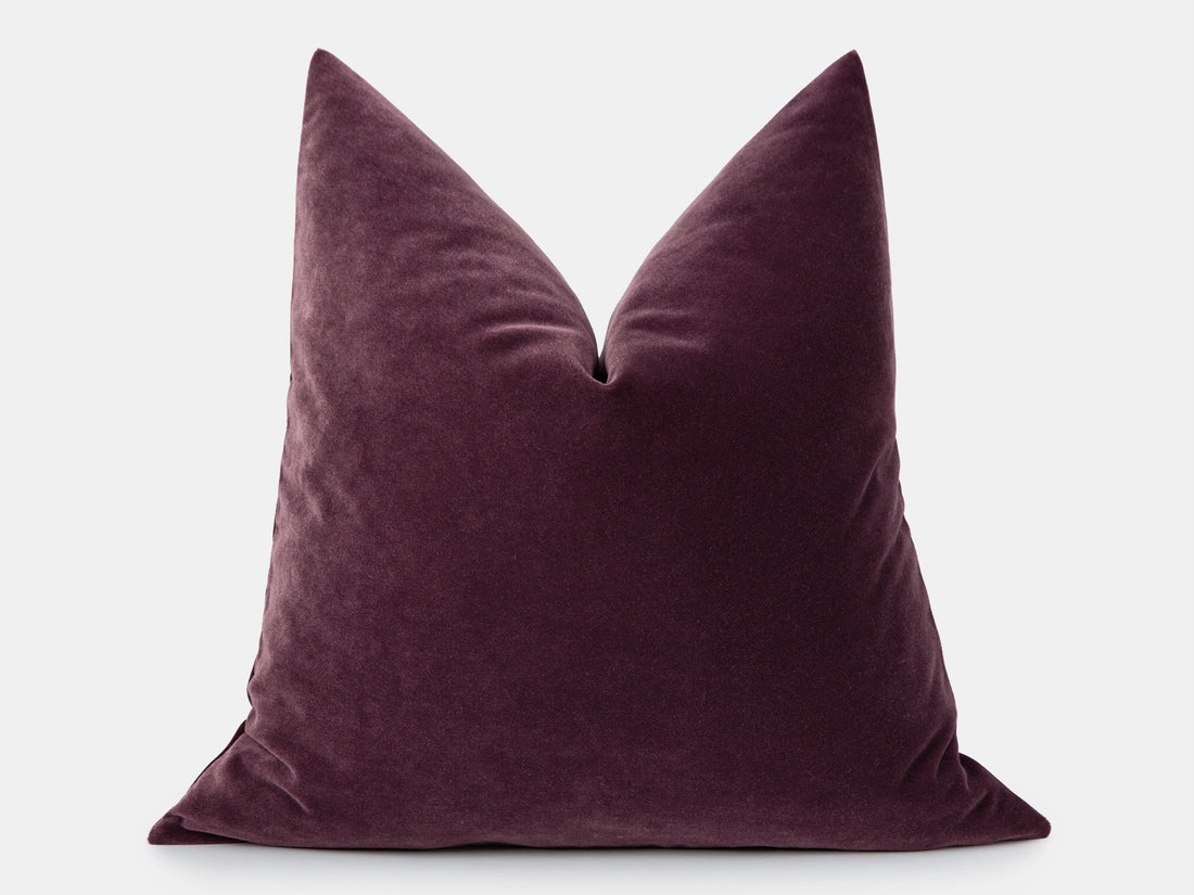 Grape Velvet Pillow Cover