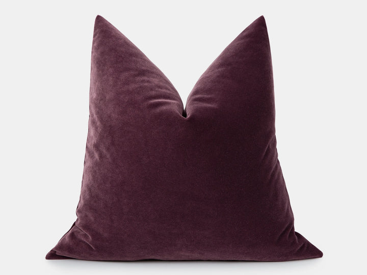 Grape Velvet Pillow Cover
