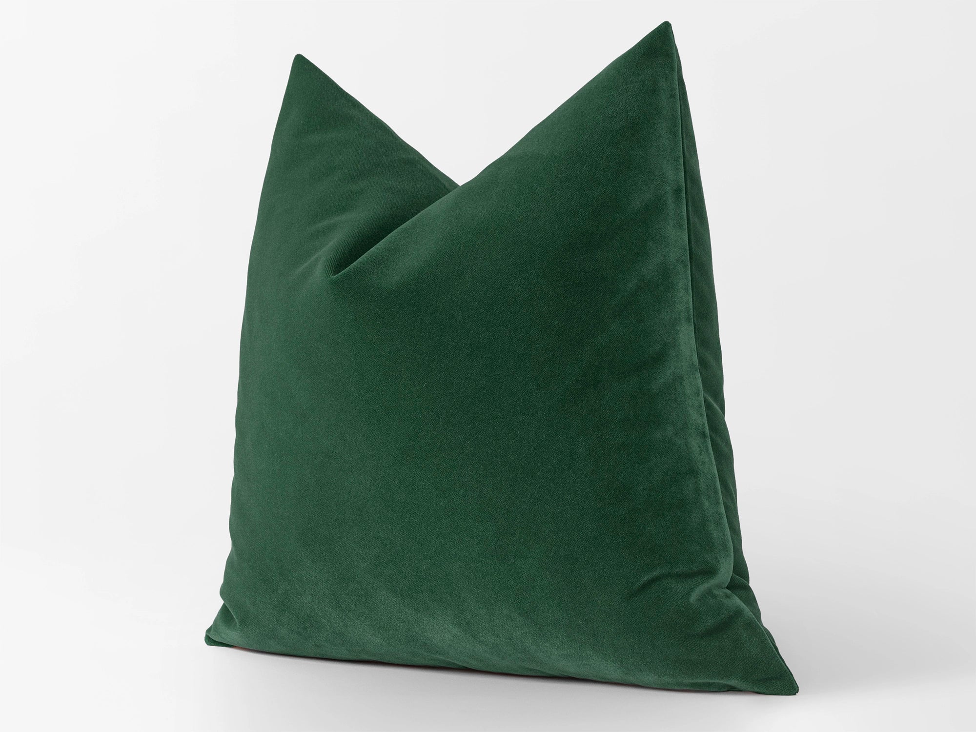 Grass Green Velvet Pillow Cover