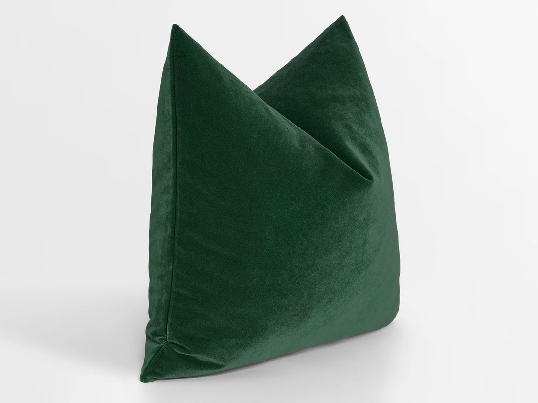 Grass Green Velvet Pillow Cover
