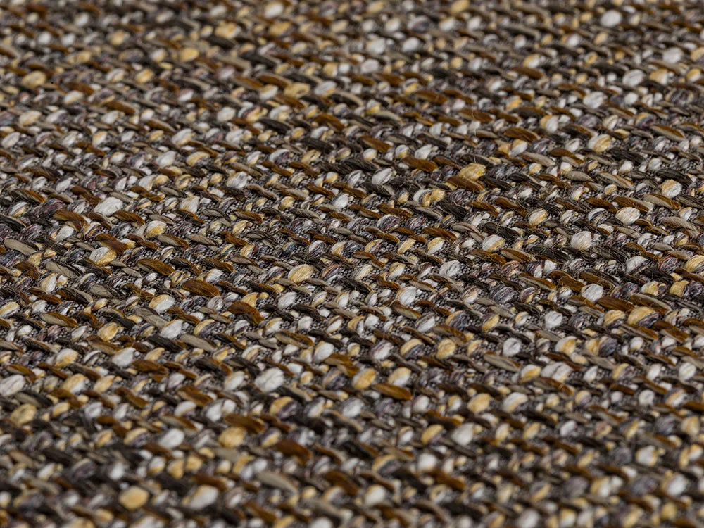 Gray & Brown Woven Upholstery Fabric - Harvest