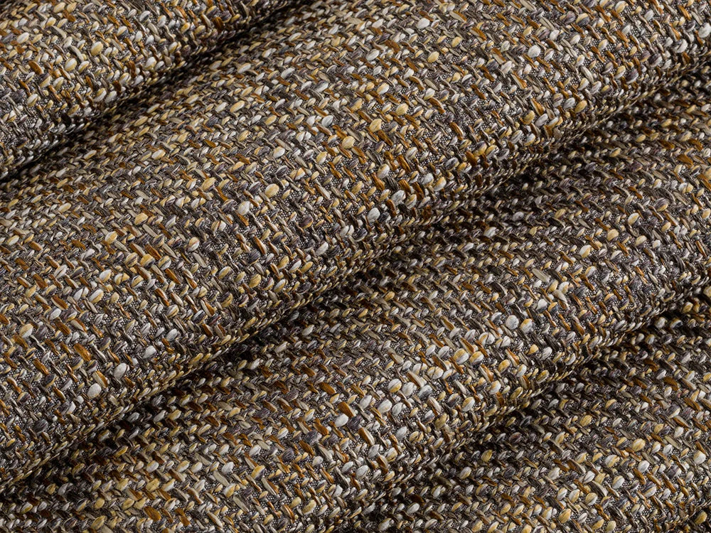 Gray & Brown Woven Upholstery Fabric - Harvest