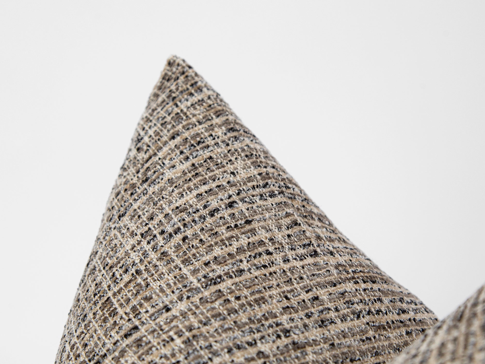 Greige Woven Pillow Cover