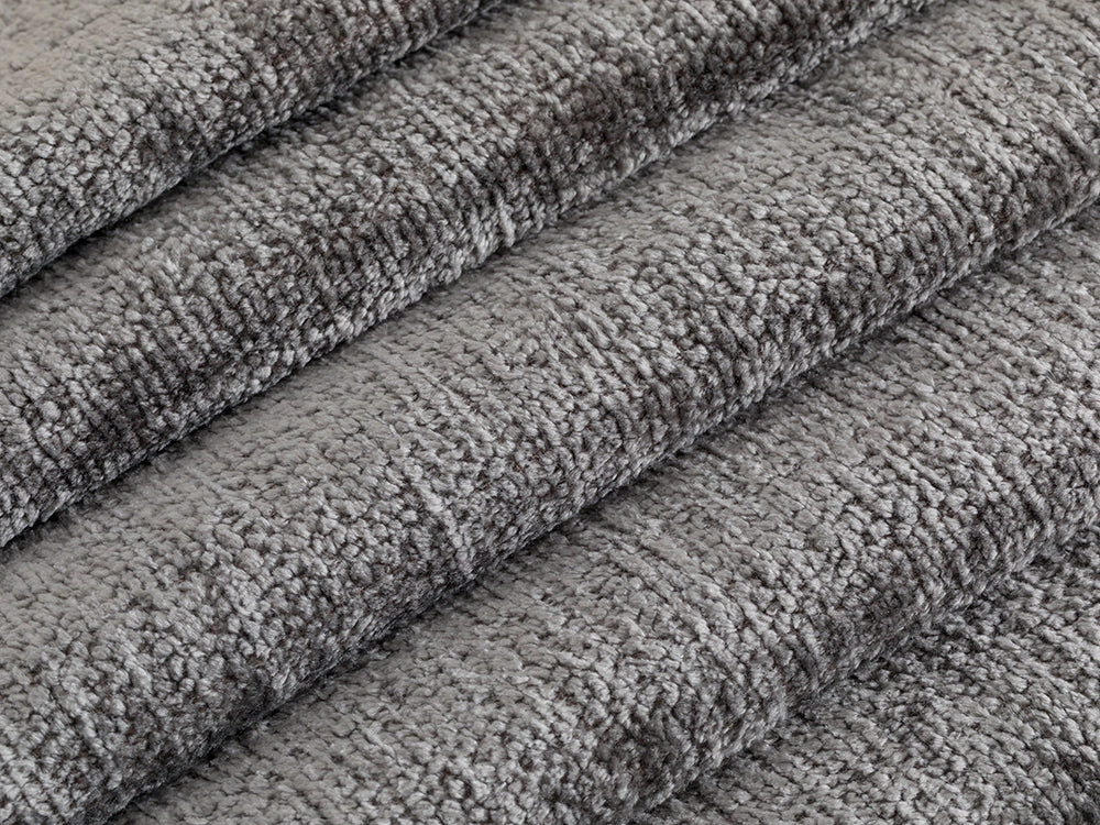 Gray Chenille Upholstery Fabric - Eloria