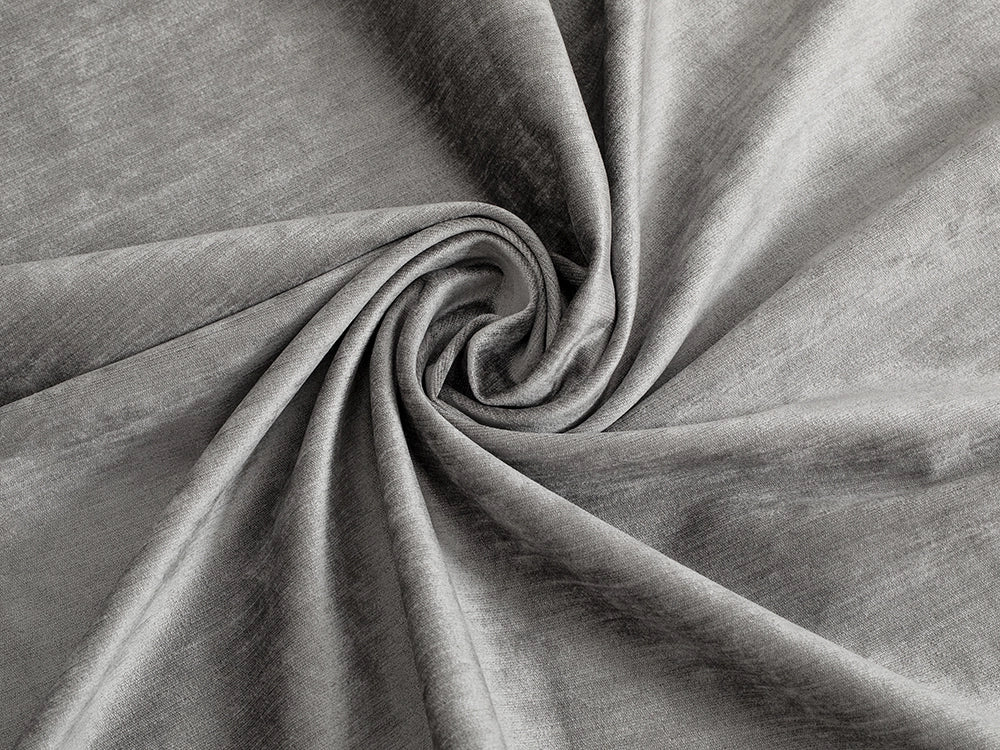 Gray Silky Upholstery Fabric - Silkha