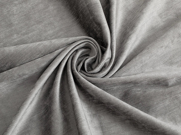 Gray Silky Upholstery Fabric - Silkha