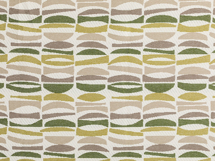 Green Geometric Outdoor Upholstery Fabric