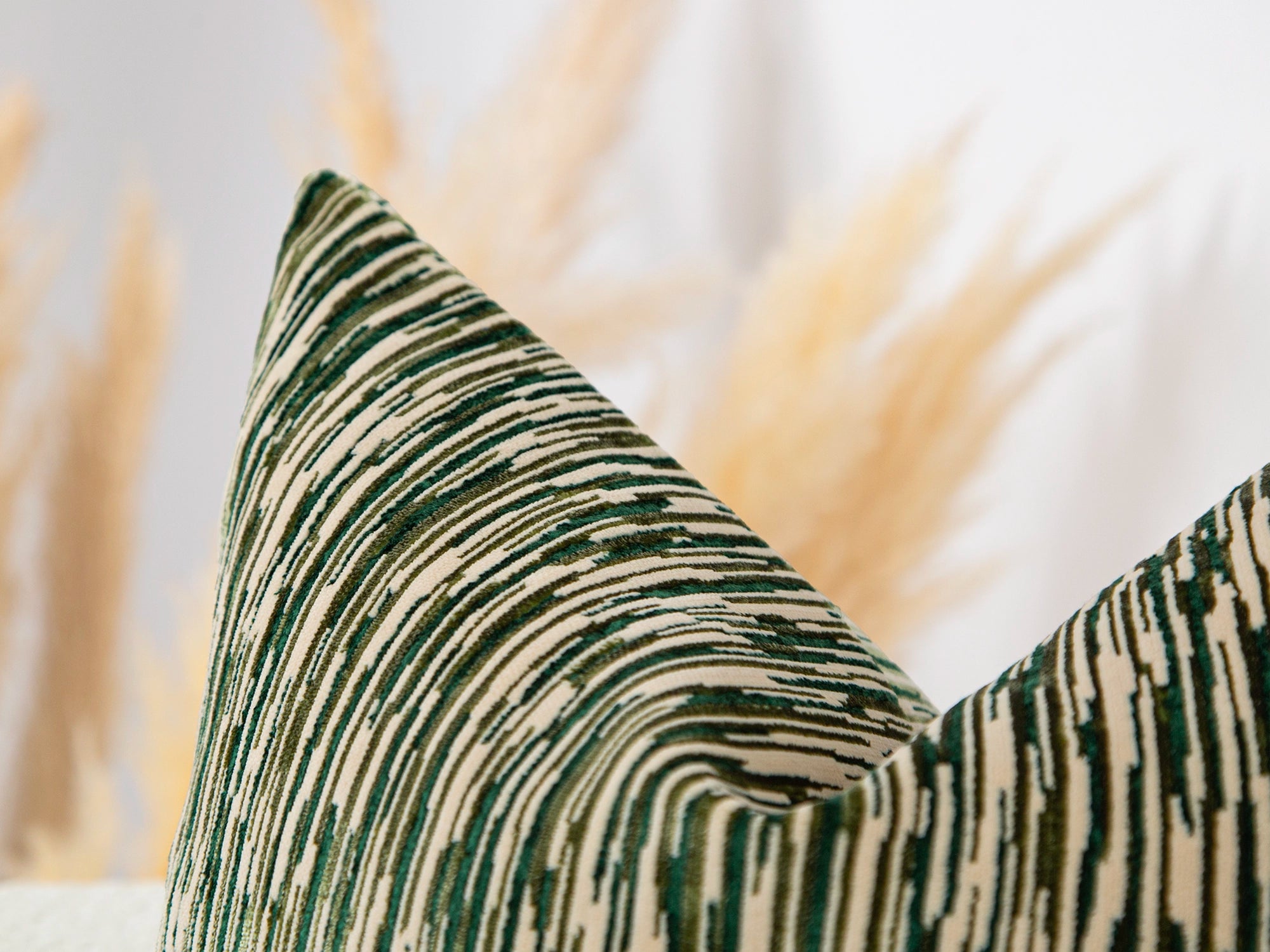 Green Luxury Velvet Pillow Cover