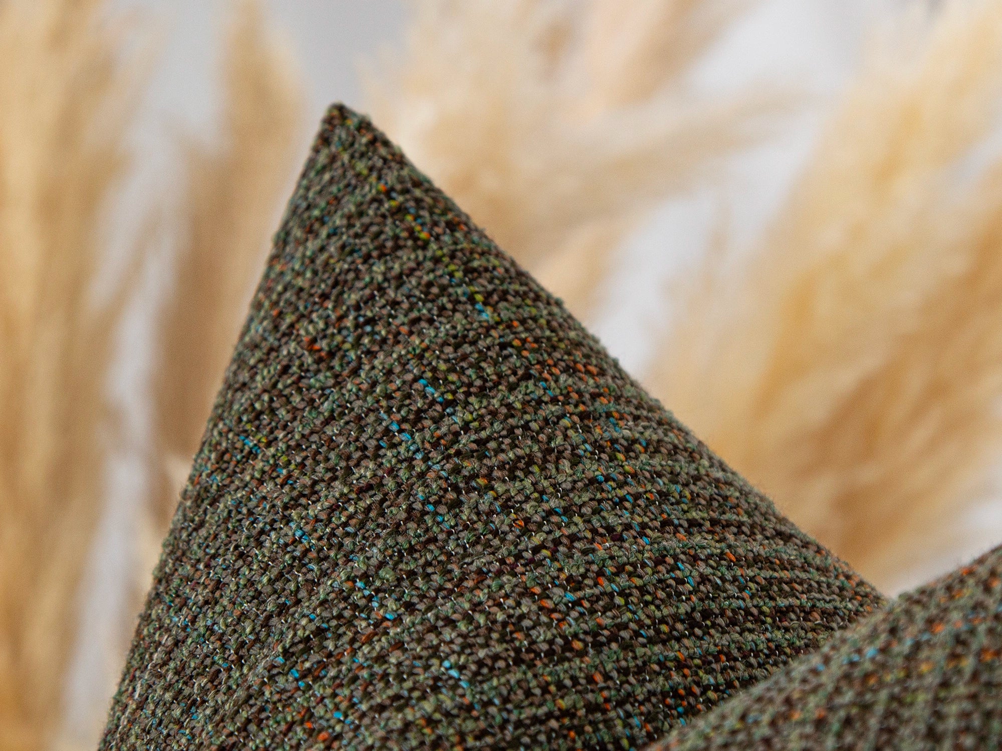 Dark Green Boho Pillow Cover