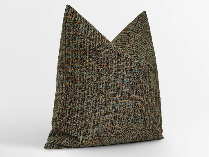Dark Green Bohemian Pillow Cover