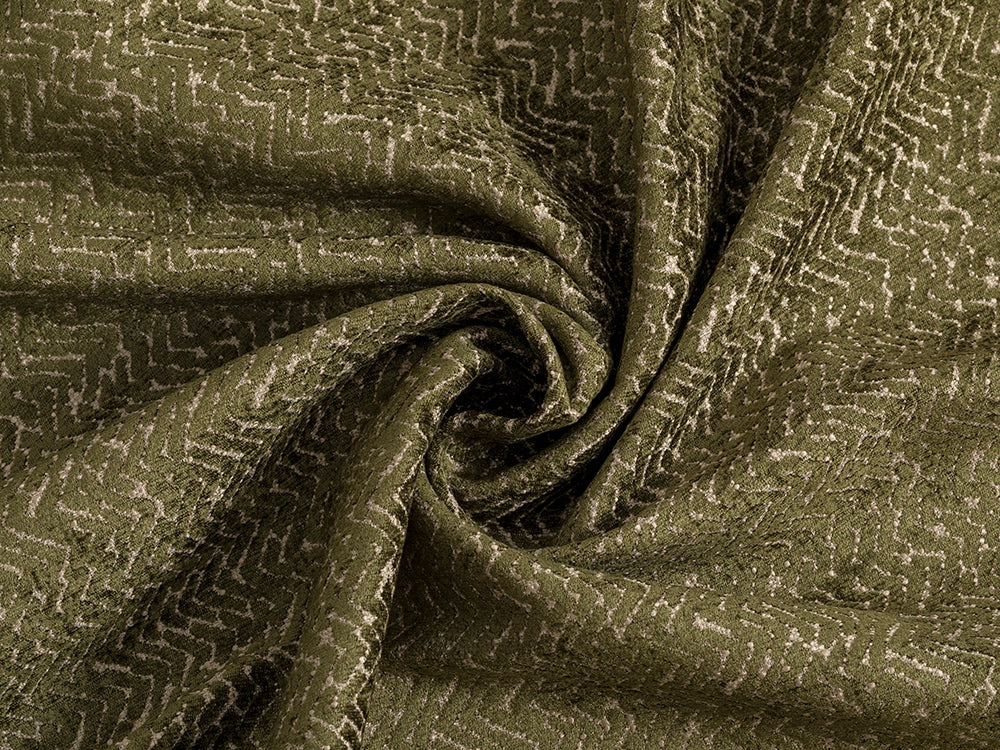 Green Chevron Upholstery Fabric - Nexus Chevron