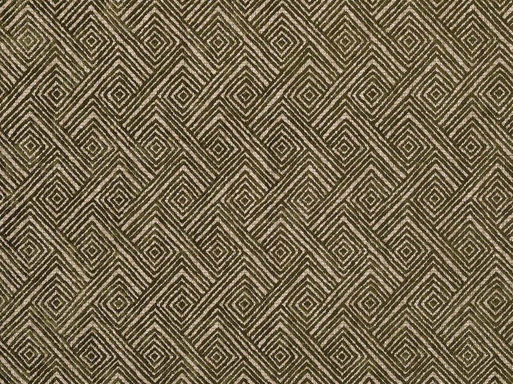 Green Geometric Upholstery Fabric – Nexus Diamond
