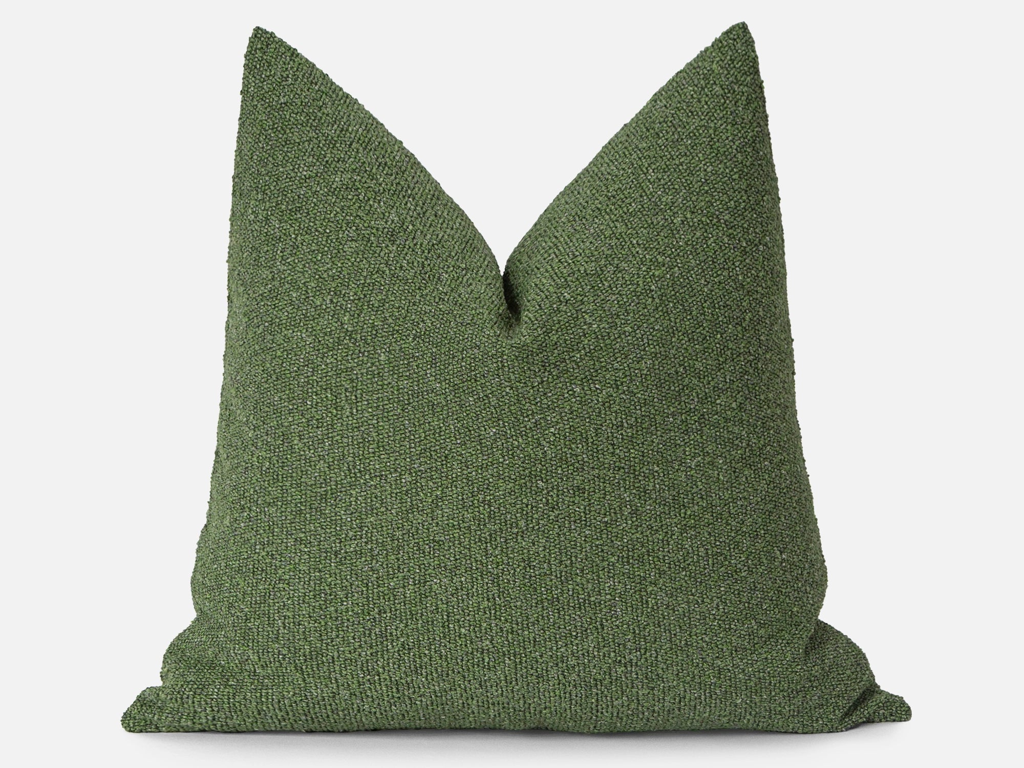 Forest Green Textured Pillow Cover