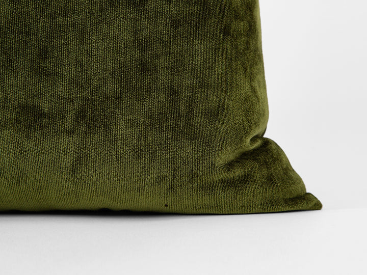 Green Woven Pillow Cover – Lustre