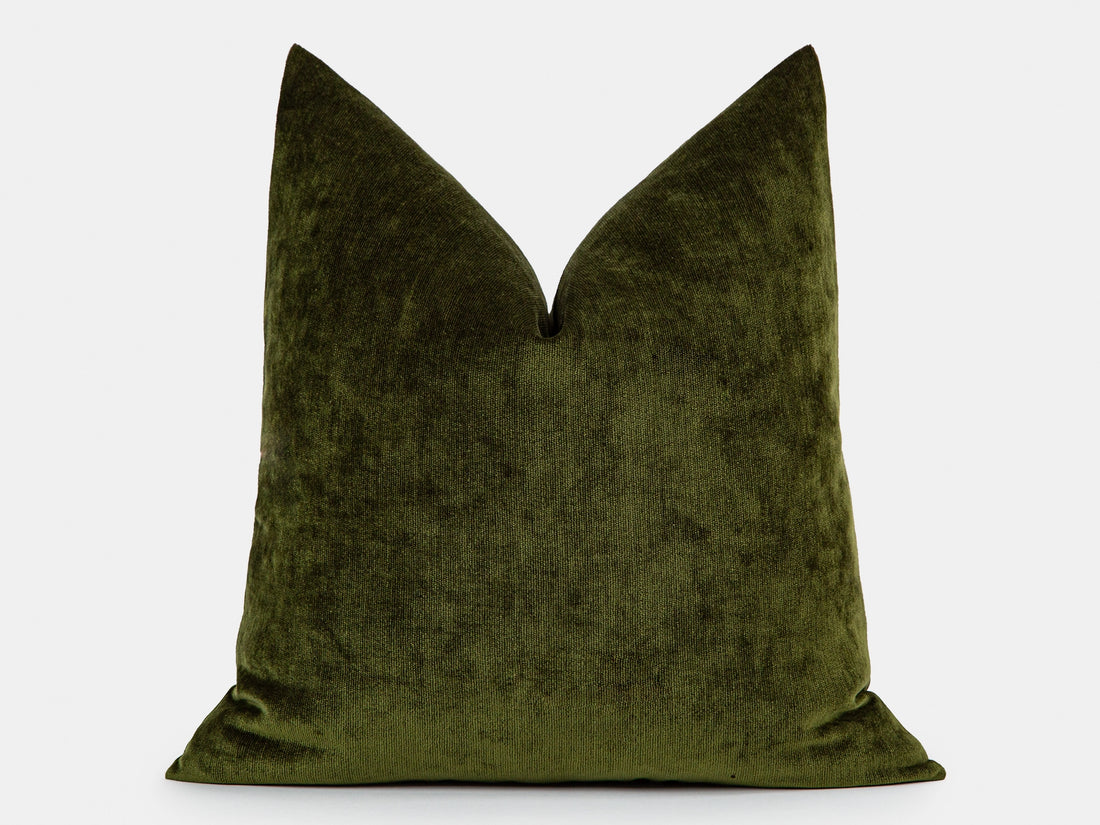 Green Woven Pillow Cover – Lustre
