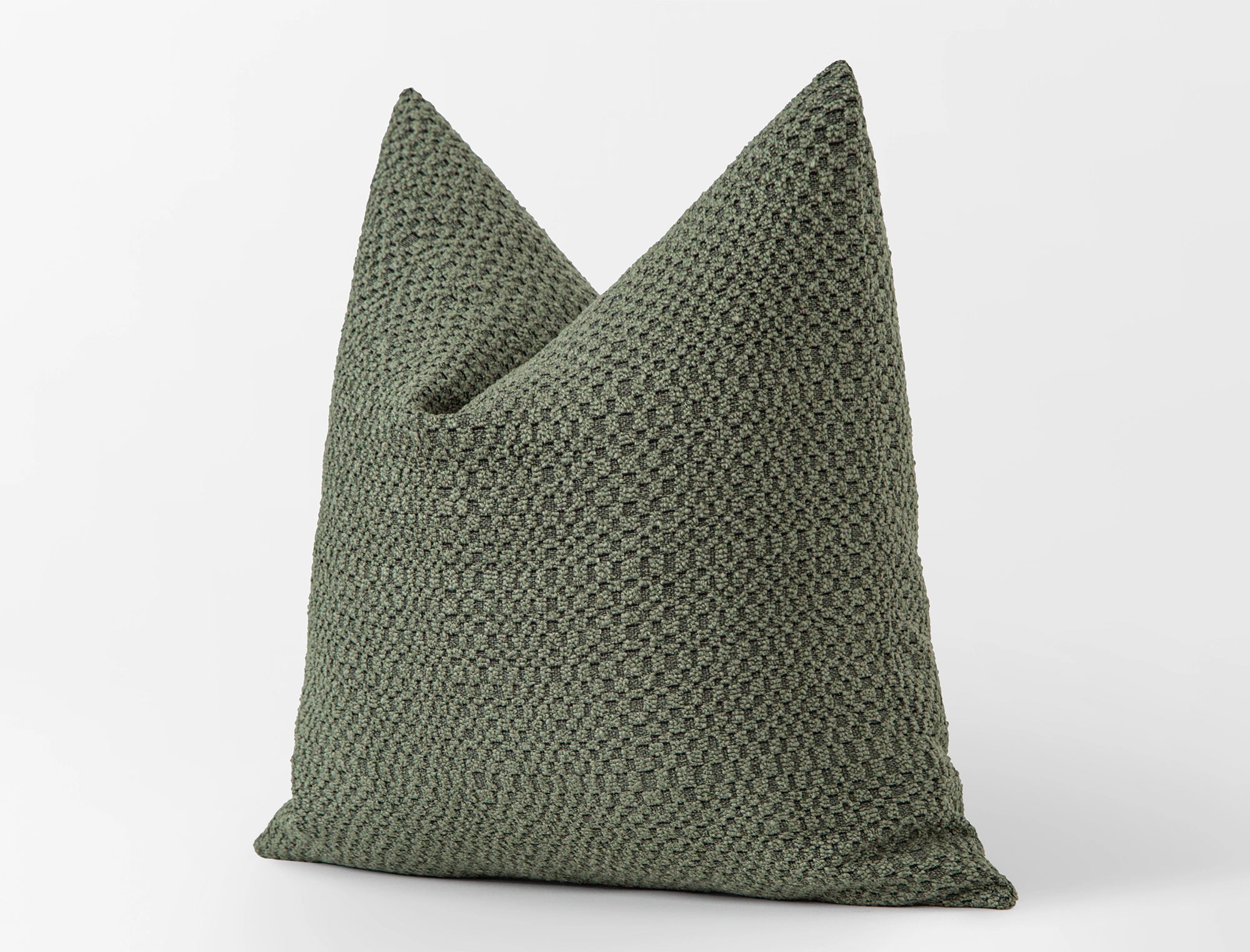 Green Tactile Textured Pillow Cover - District