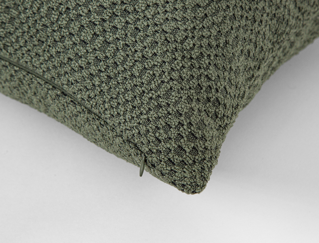 Green Tactile Textured Pillow Cover - District