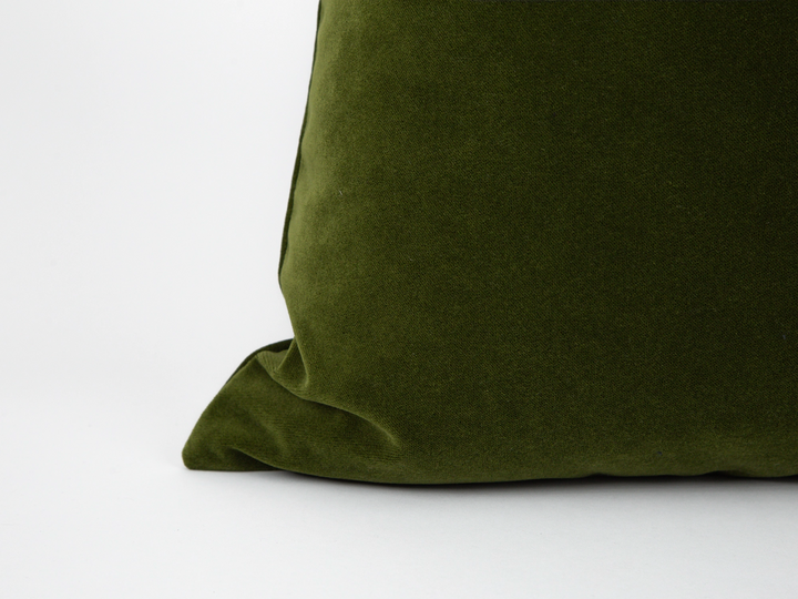 Green Velvet Pillow Cover