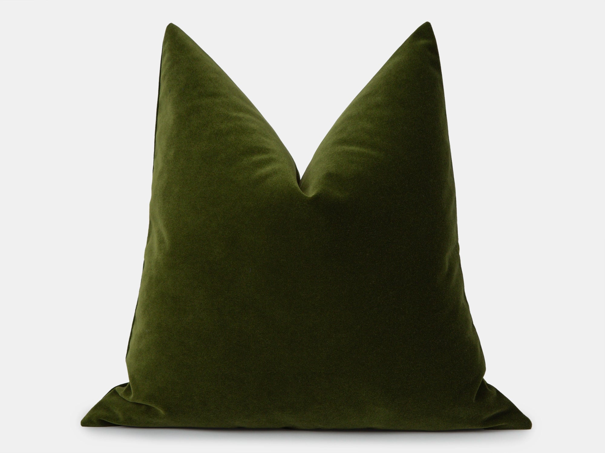 Green Velvet Pillow Cover
