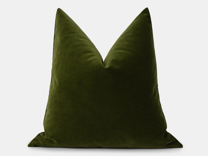 Green Velvet Pillow Cover