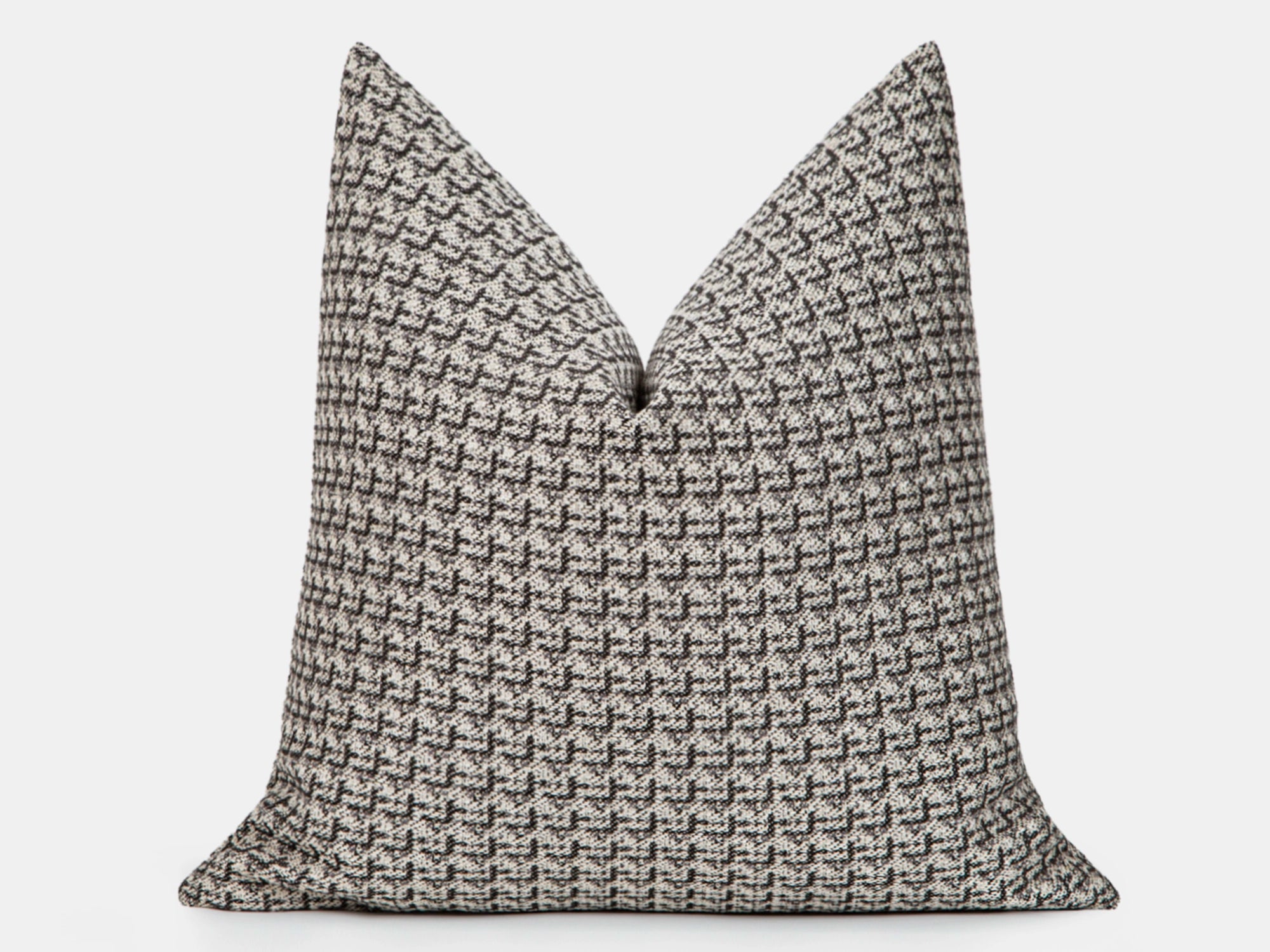 Greige & Charcoal Pillow Cover
