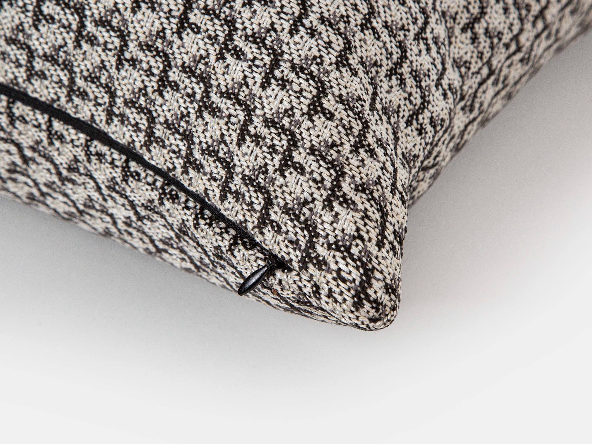 Greige & Charcoal Pillow Cover