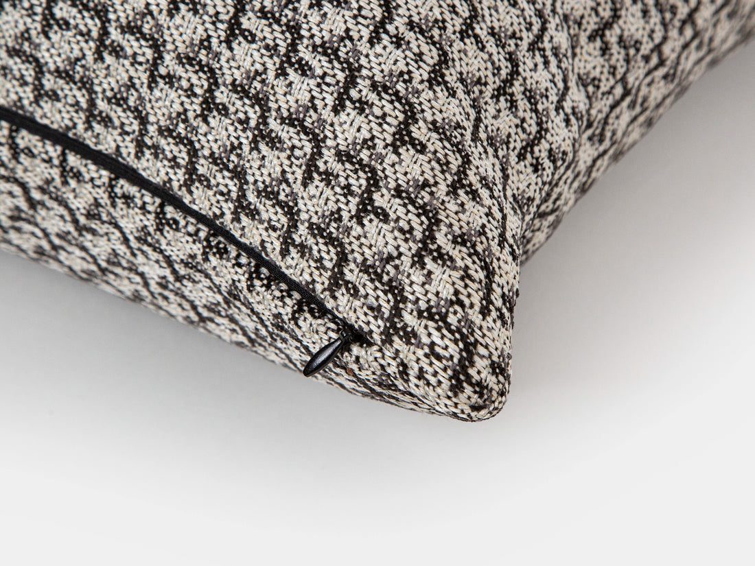 Greige & Charcoal Pillow Cover