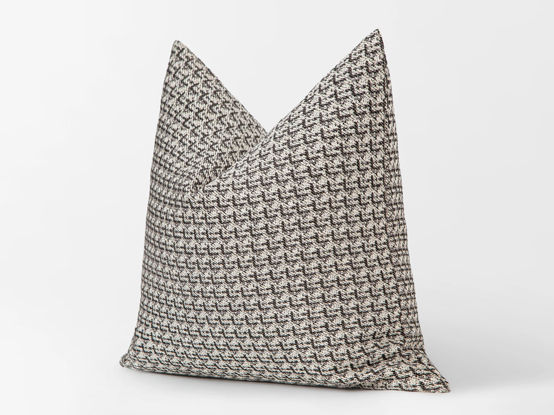 Greige & Charcoal Pillow Cover