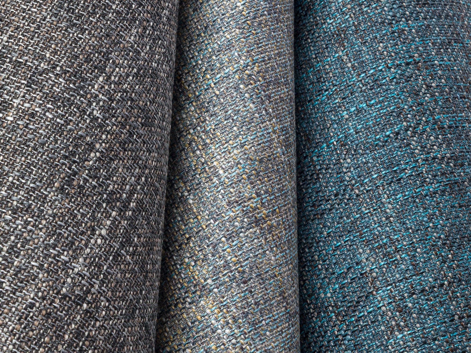 Dark Gray Woven Upholstery Fabric - Harvest