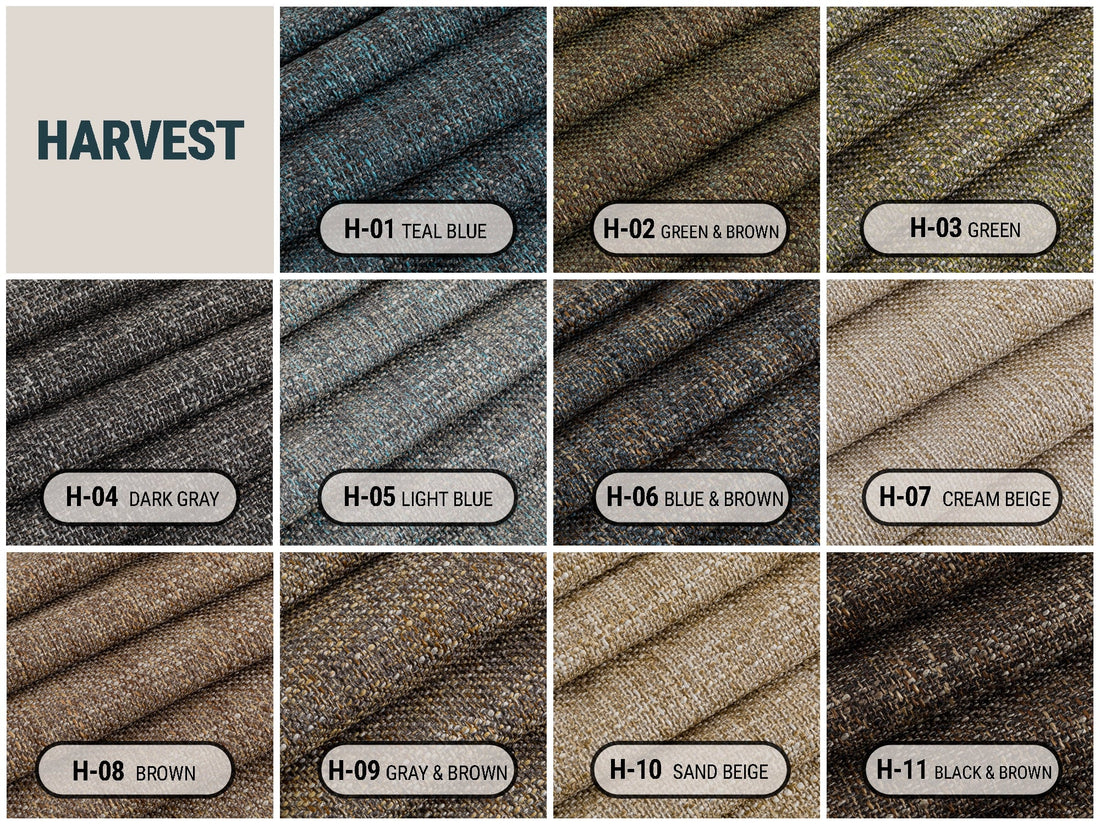 Woven Upholstery Fabrics - Linen Look | Harvest