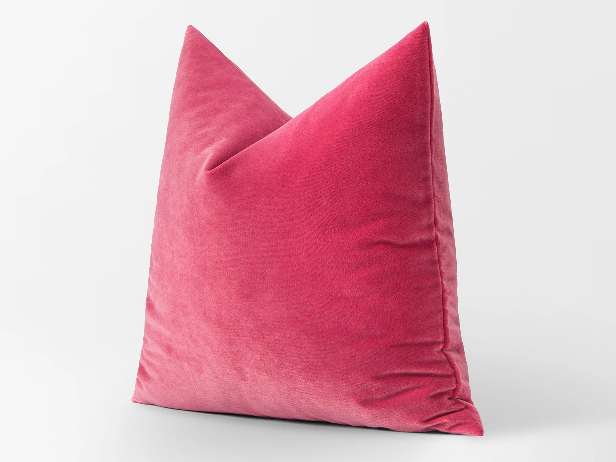 Hot Pink Velvet Pillow Cover