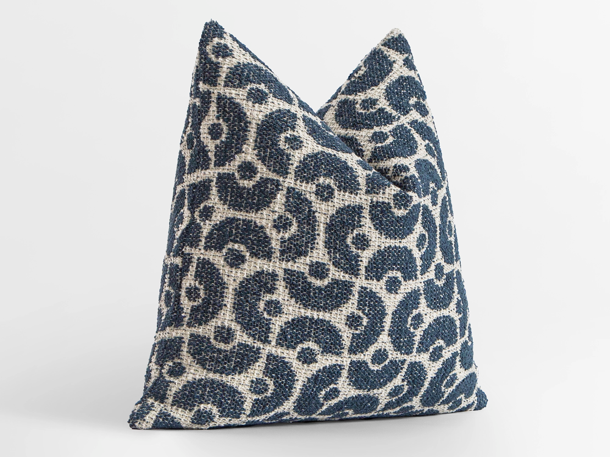 Indigo Boho Geometric Pillow Cover