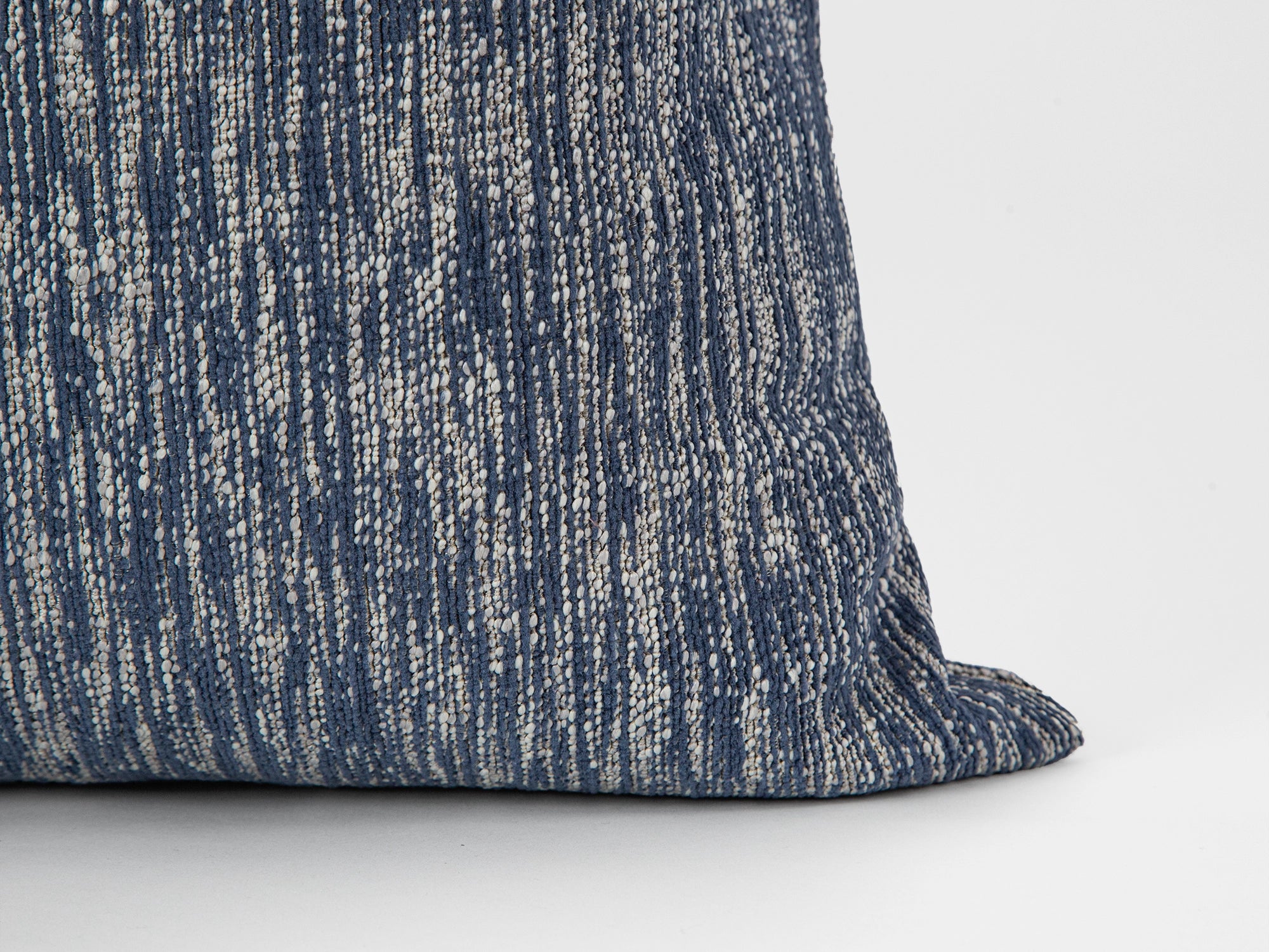 Indigo Linear Weave Pillow Cover