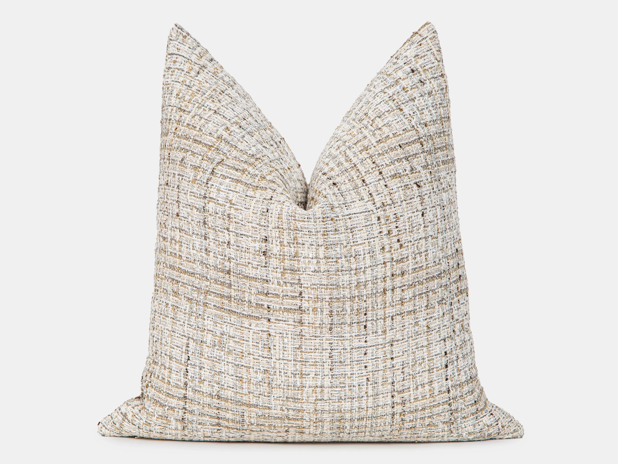 Ivory Boho Textured Pillow Cover