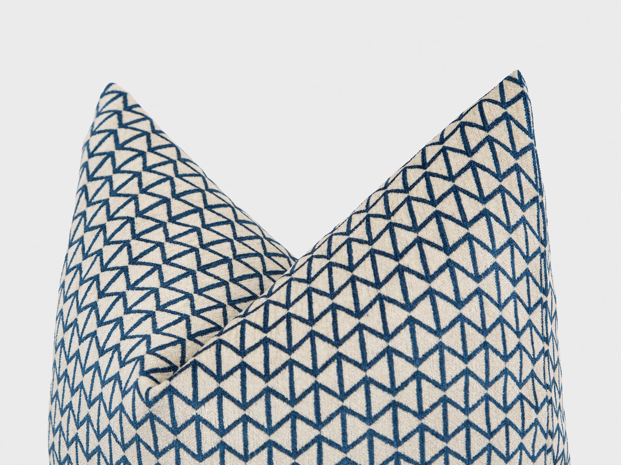 Ivory Bowtie Woven Pillow Cover - Vector