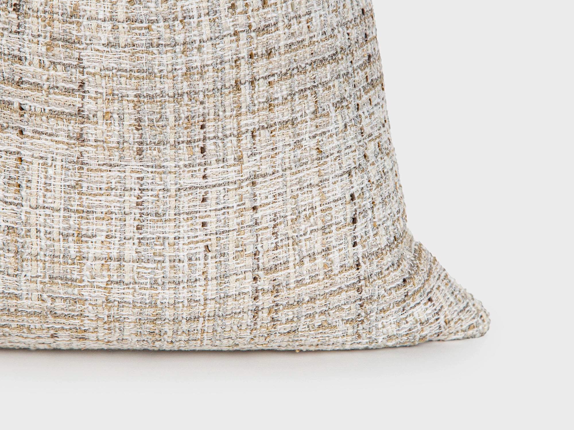 Ivory Boho Textured Pillow Cover