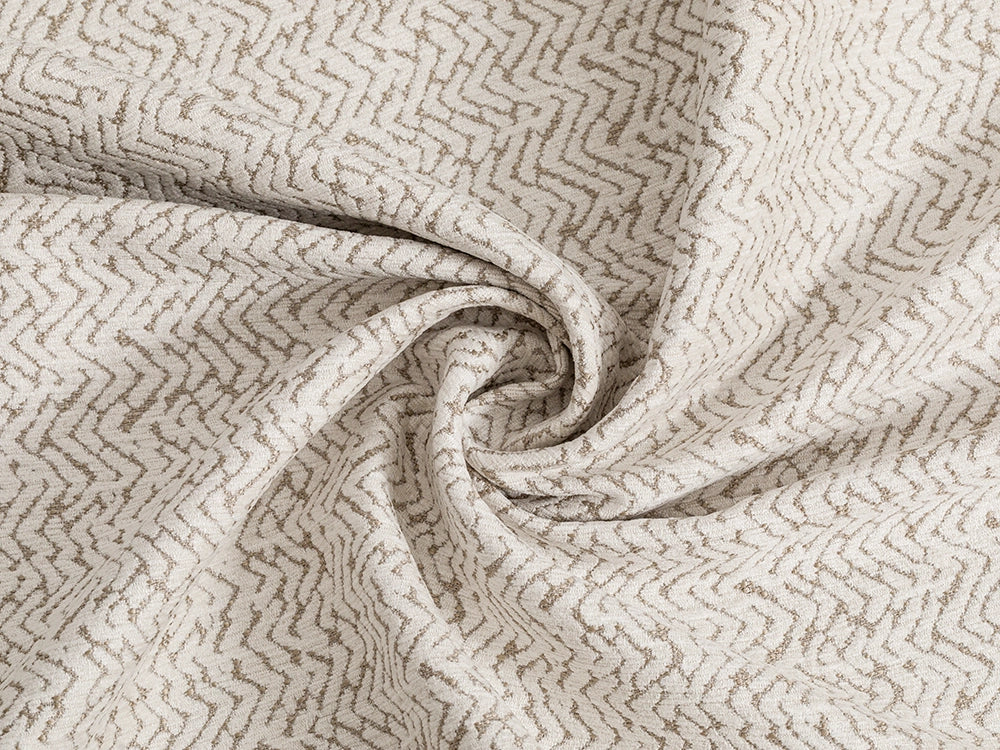 Ivory Chevron Upholstery Fabric - Nexus Chevron
