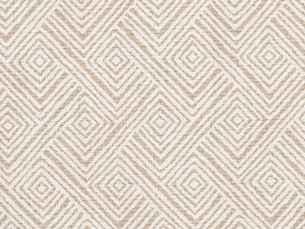 Ivory Geometric Upholstery Fabric – Nexus Diamond