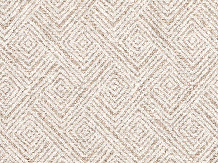 Ivory Geometric Upholstery Fabric – Nexus Diamond